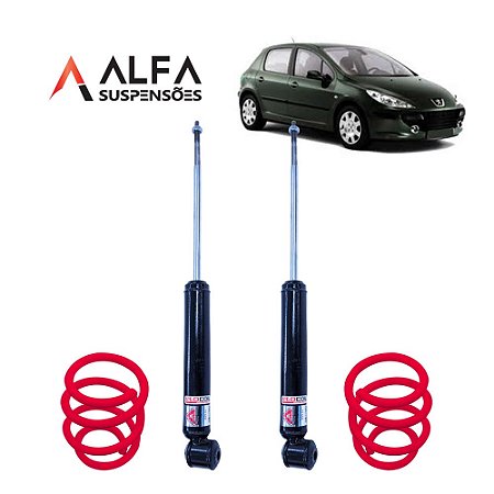 Kit Traseiro de Suspensão Fixa Esportiva Peugeot 307 (2001/2012)