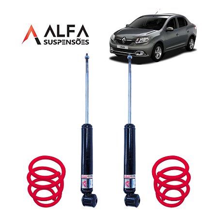 Kit Traseiro de Suspensão Fixa Esportiva Renault Logan G2 (2014/...)