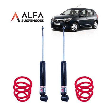 Kit Traseiro de Suspensão Fixa Esportiva Renault Sandero G1 (2008/2014)