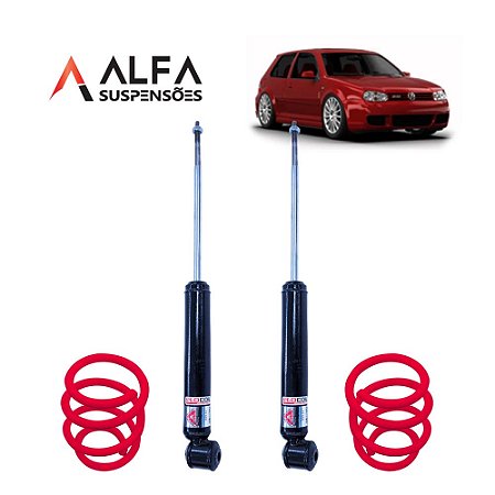 Kit Traseiro de Suspensão Fixa Esportiva Vw Golf Mk4 (1999/2013)