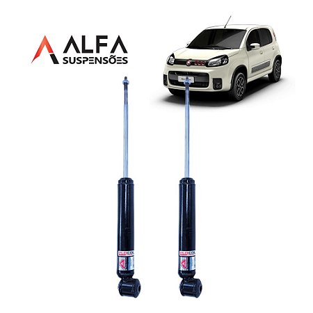 Kit Traseiro de Amortecedores Esportivos Fiat Uno Novo (2010/...)