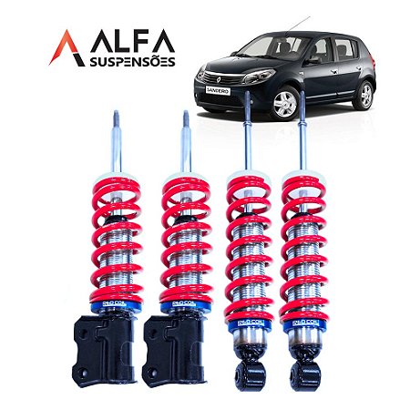Kit de Suspensão de Rosca Slim Renault Sandero G1 (2008/2014)