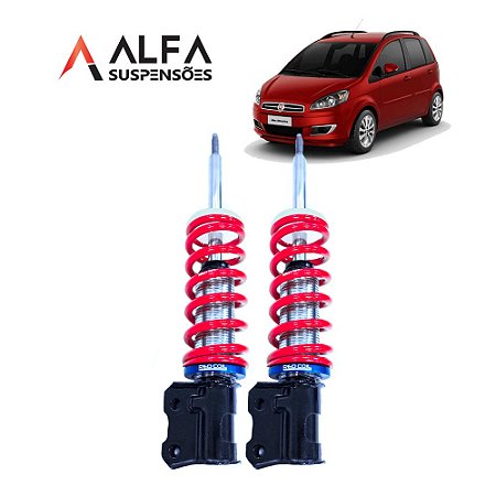 Kit Dianteiro de Suspensão de Rosca Slim Fiat Idea (2005/2016)