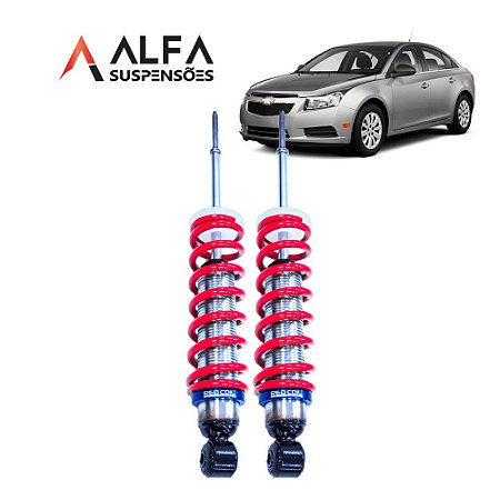 Kit Traseiro de Suspensão de Rosca Slim Gm Cruze (2012/2017)