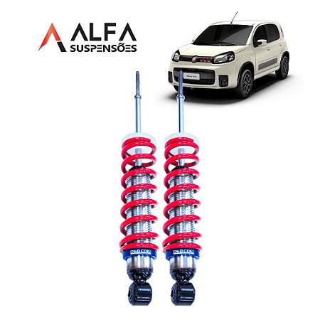 Kit Traseiro de Suspensão de Rosca Slim Fiat cronos (2018/...)