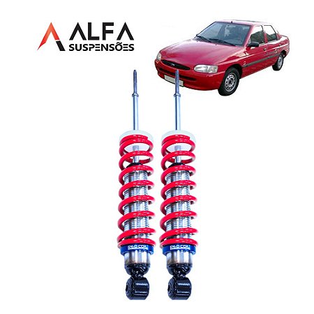 Kit Traseiro de Suspensão de Rosca Slim Ford Escort (1983/2004)