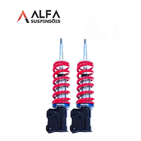 Kit Dianteiro de Suspensão de Rosca Slim Fiat mobi (2016/...)