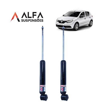 Kit Traseiro de Amortecedores Esportivos Renault Logan G2 (2014/...)