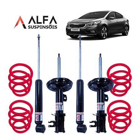 Kit Completo de Suspensão Fixa Esportiva Kia Cerato (2010/2013)