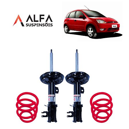 Kit Dianteiro de Suspensão Fixa Esportiva Ford Fiesta Rocam (2002/2014)