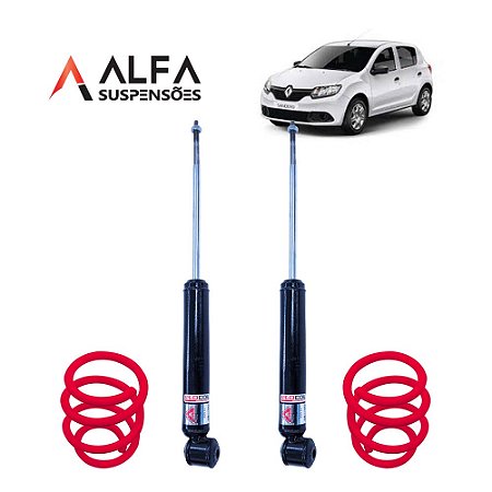 Kit Traseiro de Suspensão Fixa Esportiva Renault Sandero G2 (2015/...)