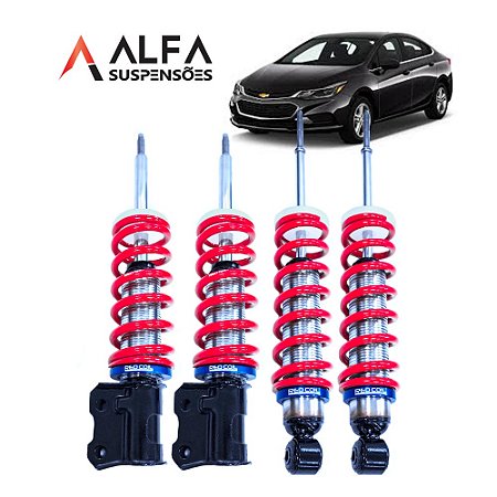 Kit de Suspensão de Rosca Slim Gm Novo Cruze (2017/...)