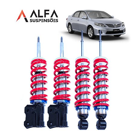 Kit de Suspensão de Rosca Slim Toyota Corolla (2003/2013)