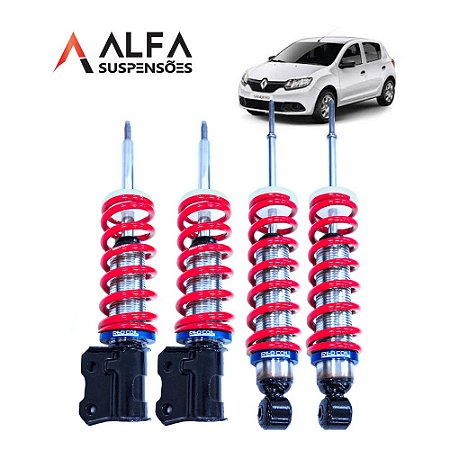 Kit de Suspensão de Rosca Slim Renault Sandero G2 (2015/...)