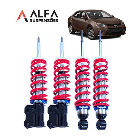 Kit de Suspensão de Rosca Slim Toyota Corolla  (2014/...)