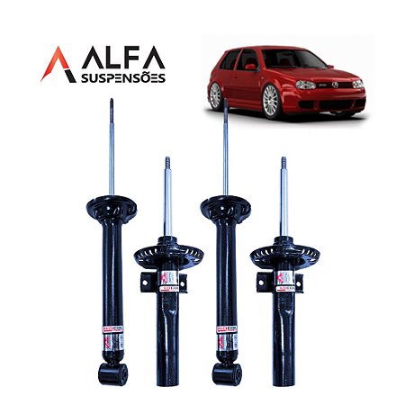 Kit de Amortecedores Esportivos Vw Golf Mk4 (1999/2013)