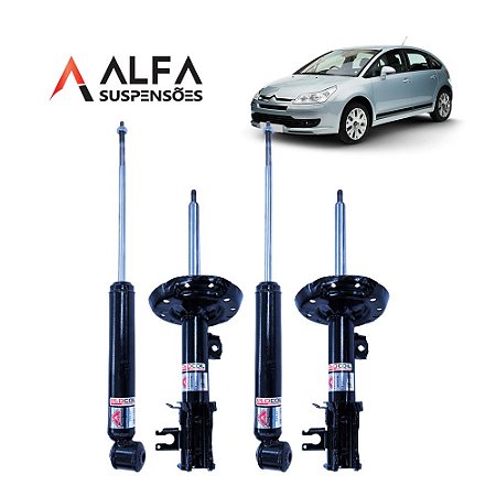 Kit de Amortecedores Esportivos Citroen C4 Hatch (2004/2013)