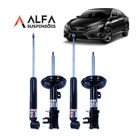 Kit de Amortecedores Esportivos Honda Civic G10