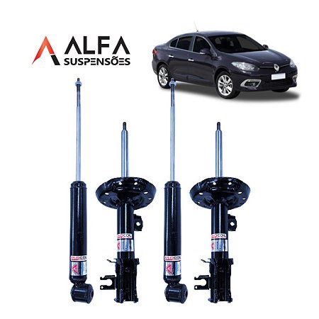 Kit de Amortecedores Esportivos Renault Fluence (2009/2017)