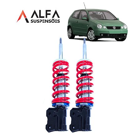 Kit Dianteiro de Suspensão de Rosca Slim Vw Polo (2003/2014)