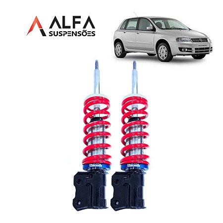 Kit Dianteiro de Suspensão de Rosca Slim Fiat Stilo (2003/2010)