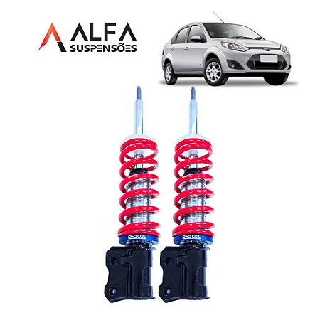 Kit Dianteiro de Suspensão de Rosca Slim Ford Fiesta Rocam (2002/2014)