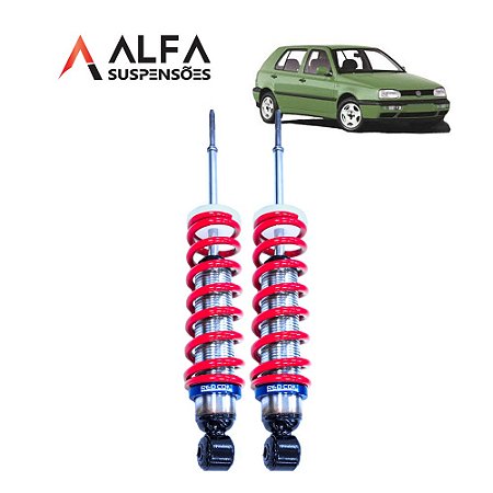 Kit Traseiro de Suspensão de Rosca Slim Vw Golf Mk3 (1991/1999)