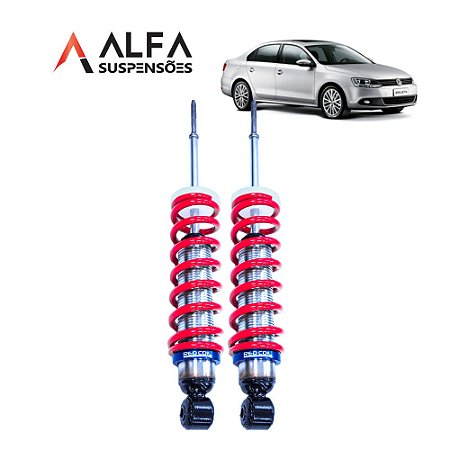 Kit Traseiro de Suspensão de Rosca Slim Vw Jetta Flex *eixo Multilink* (2013/2016)