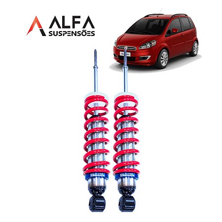 Kit Traseiro de Suspensão de Rosca Slim Fiat Idea (2005/2016)