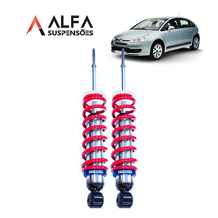 Kit Traseiro de Suspensão de Rosca Slim Citroen C4 Hatch (2004/2013)