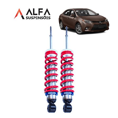 Kit Traseiro de Suspensão de Rosca Slim Toyota Corolla  (2014/...)