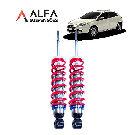 Kit Traseiro de Suspensão de Rosca Slim Fiat Bravo (2011/2016)