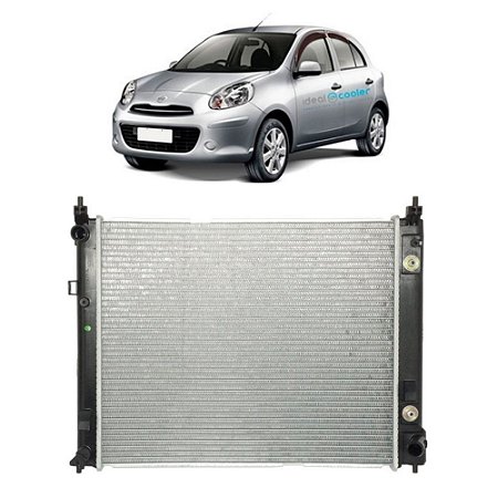 Radiador Nissan March Versa 2011 a 2015 Aut/mec