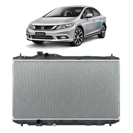 Radiador Honda Civic 2012 2013 2014 2015 2016 - Manual