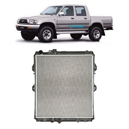 Radiador Hilux SRV 3.0 2002 a 2005 Diesel Aspirado Aut/Mec