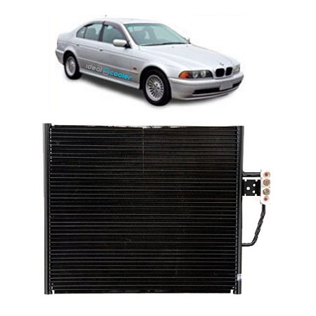 Condensador BMW 523i E39 R134a - 1998 até 2004