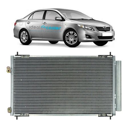 Condensador Ar Cond Toyota Corolla 2008 até 2012