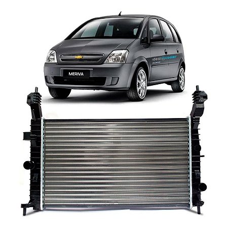 Radiador Meriva 2004 2005 2006 2007 2008 2009 2010 2011 2012