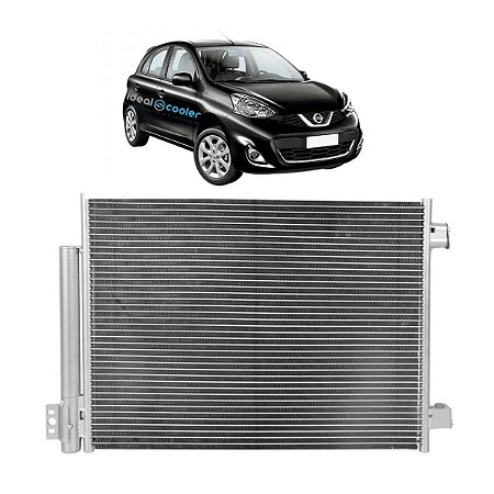 Condensador Nissan March / Versa 2015 Em Diante