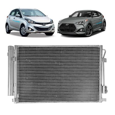 Condensador Ar Condicionado Hyundai Veloster / HB20 1.0/1.6