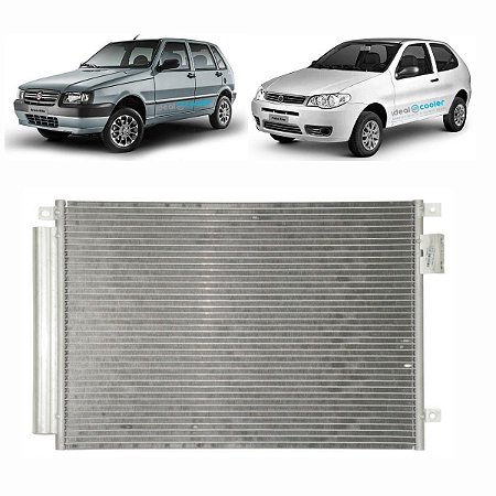 Condensador Palio / Uno 2010 até 2016 Sistema Denso