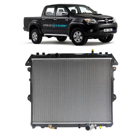 Radiador Toyota Hilux 2.5 3.0 Diesel Automático 2005 a 2013