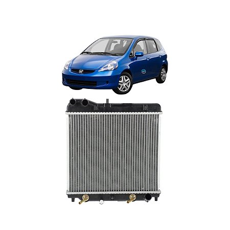 Radiador Honda Fit 1.4/1.5 16v - 2003 até 2008 Automático