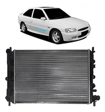 Radiador Escort E Sw 1997 1998 1999 2000 2001 2002 Zetec