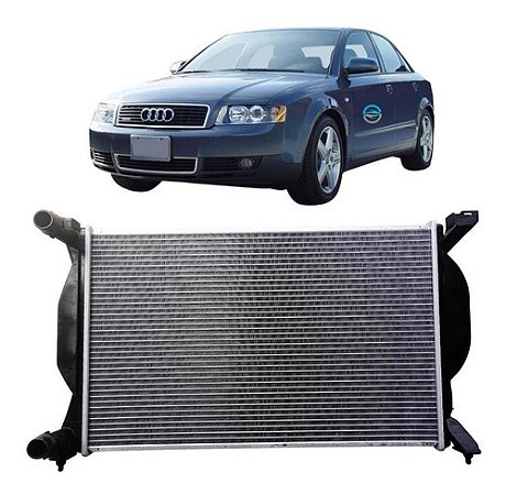 Radiador Audi A4, A6 Vw Passat 1.8/2.0 2002/2006 Manual