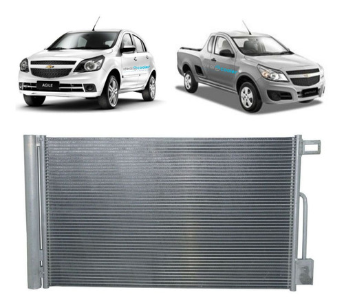 Condensador Ar Agile/montana 2011 Á 2015