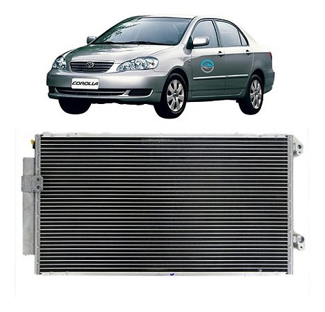 Condensador Ar Condicionado Toyota Corolla 2002 Até 2008