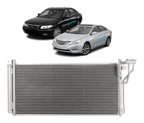 Condensador Azera / Sonata 2007 A 2011 Novo