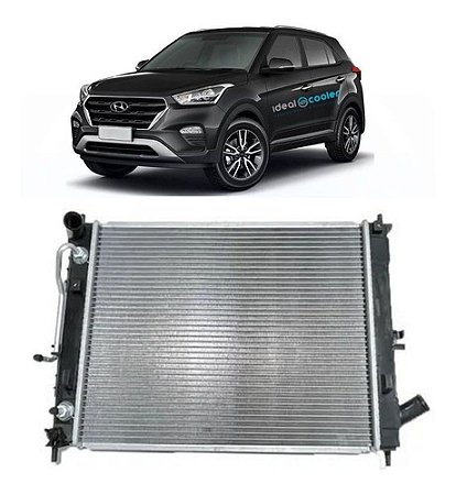 Radiador de Água Hyundai Creta 1.6 2.0 Flex 2016 Em Diante