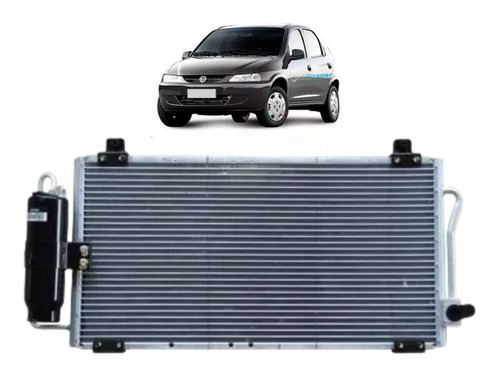 Condensador Celta 2001 A 2006 Sem Filtro Secador Novo